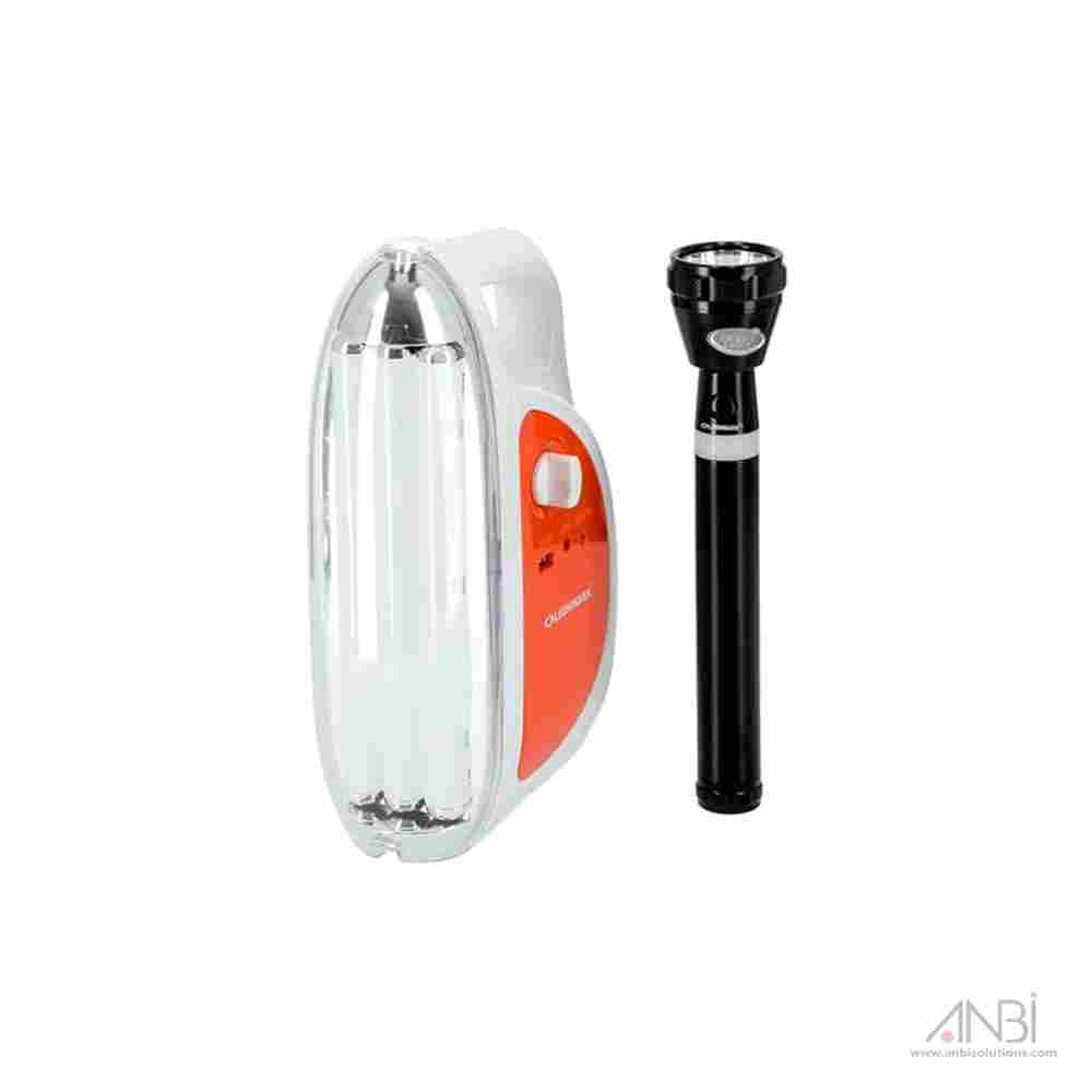 OLSENMARK Rechargeable LED Lantern With Flashlight OMEFL2805