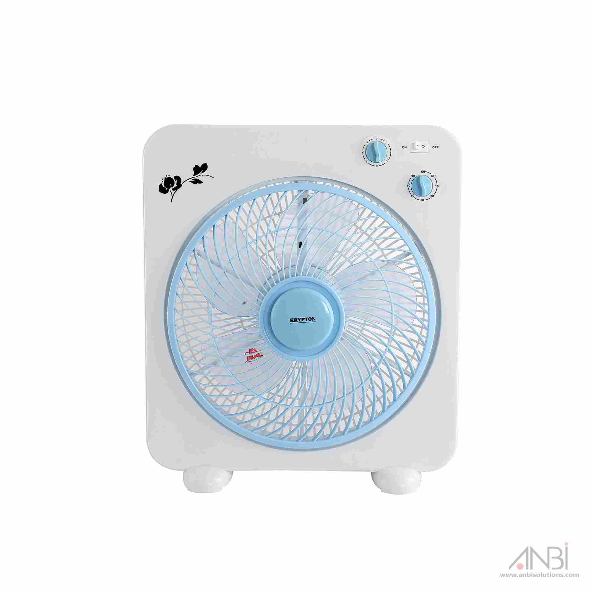 KRYPTON 12” Box Fan with Copper Motor KNF6115