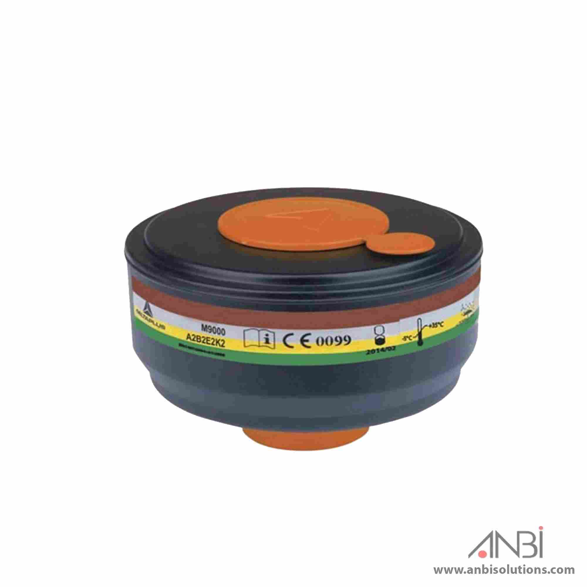 DELTA PLUS GAS Filter Box 4 Cartridges M9000 A2b2e2k2