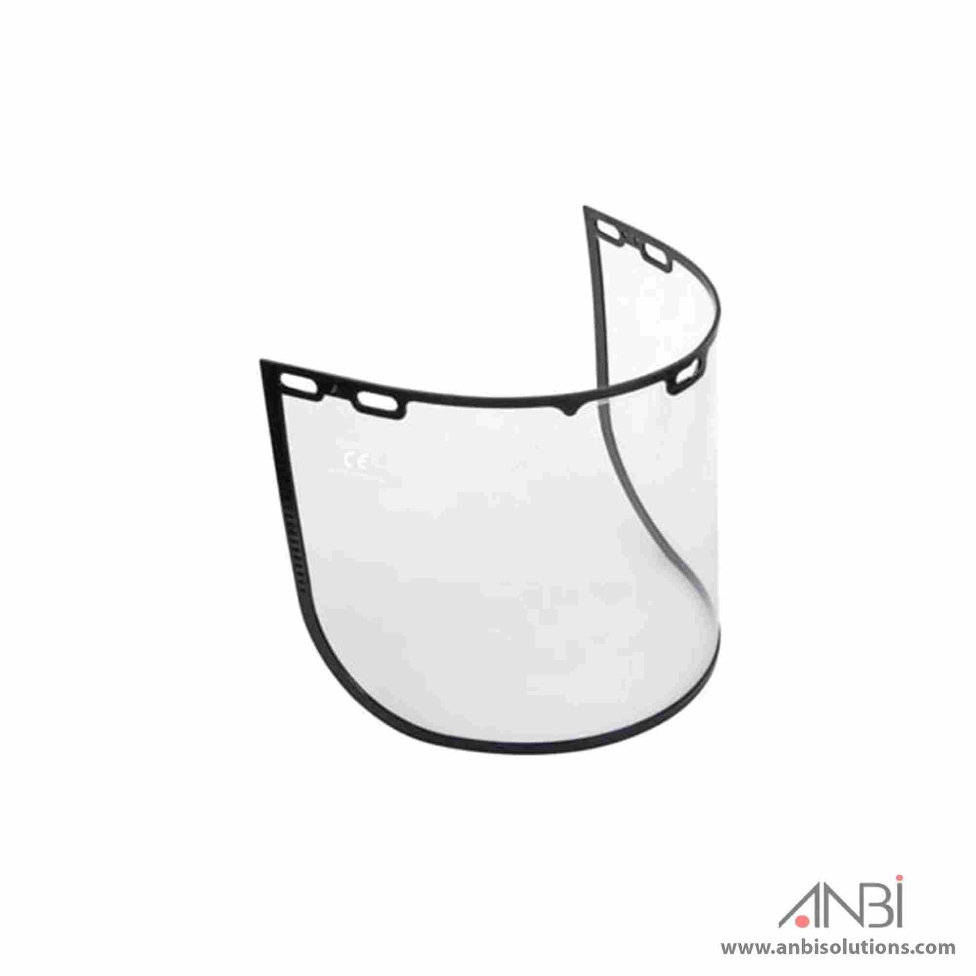 DELTA PLUS Pack Of 2 Clear Polycarbonate Visors VISORPC