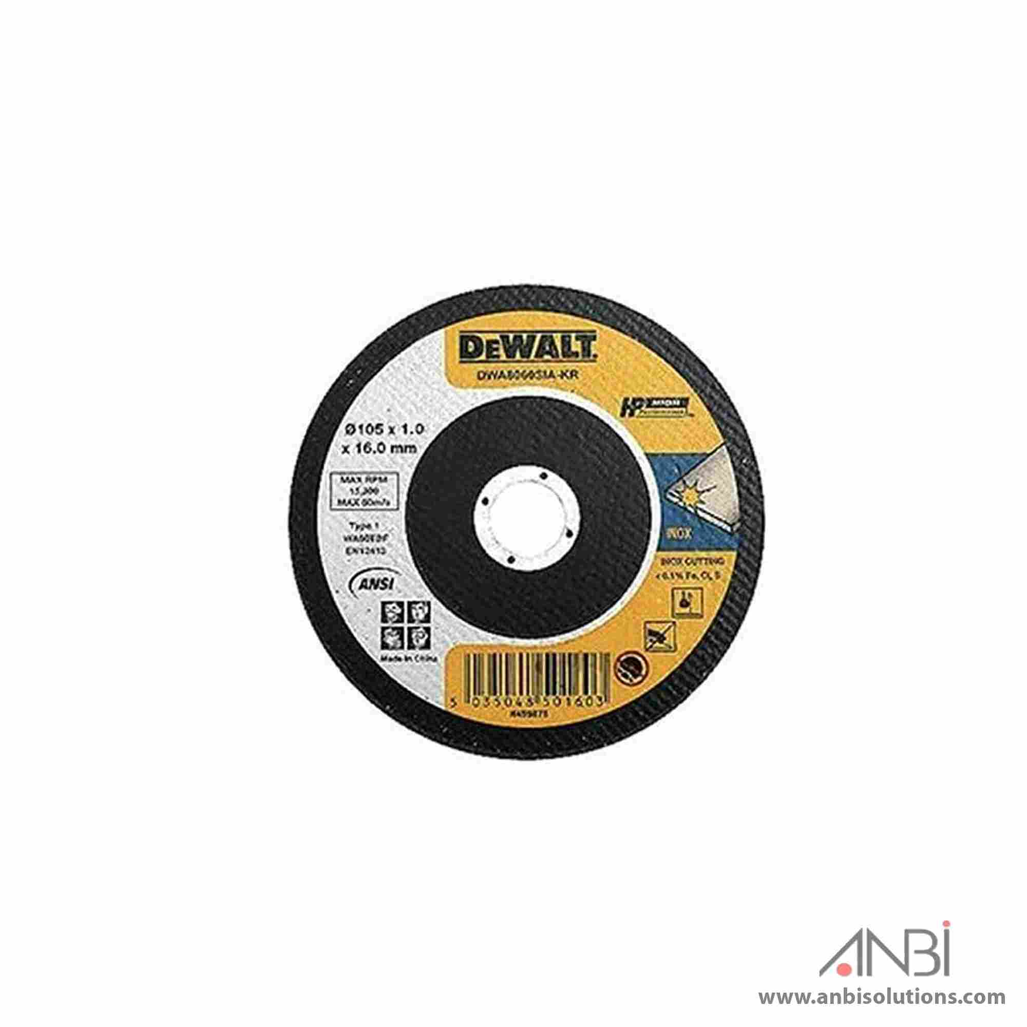 DEWALT Cutting Disc 115mm X 1mm DWA8062SIA