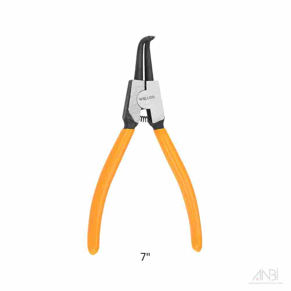 WELLOO Circlip Pliers Bend Out 7inch CCP21703