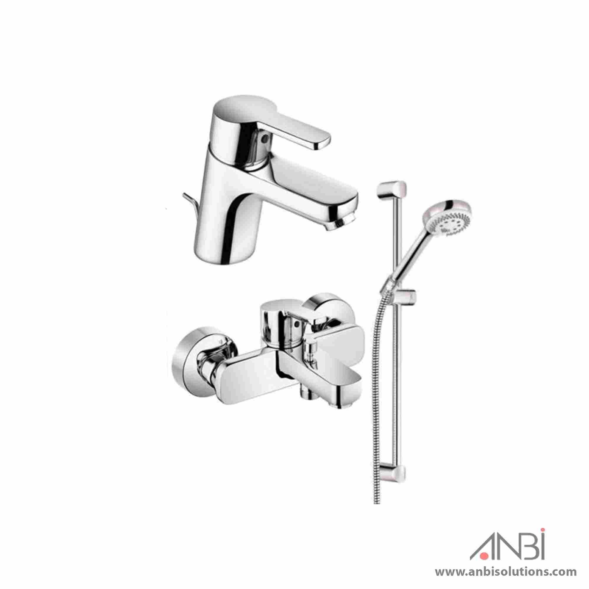 KLUDI 3 In 1 Neo Shower & Basin Kit Klu-376920575