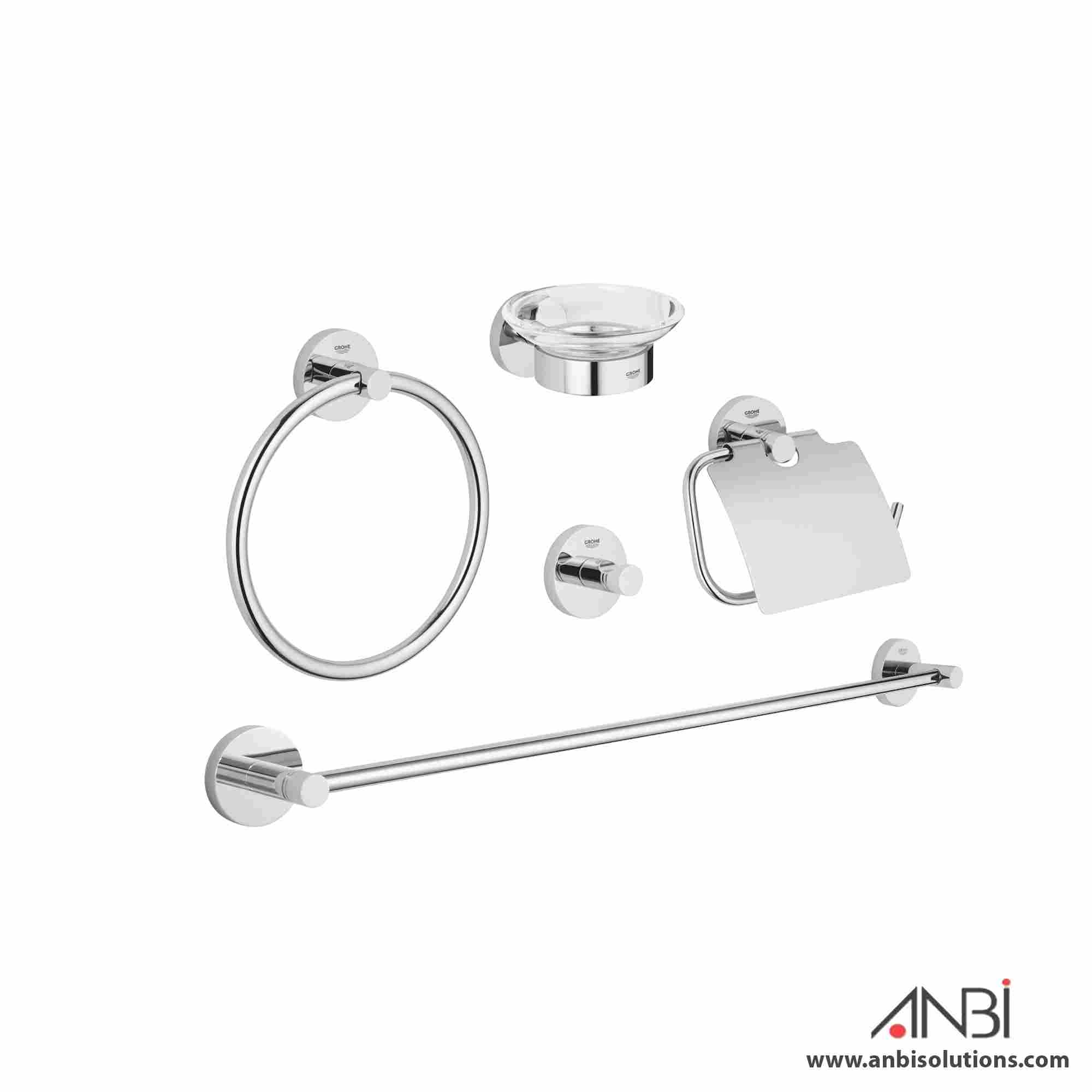 GROHE Essentials Master Bathroom Accessories Set 40344001