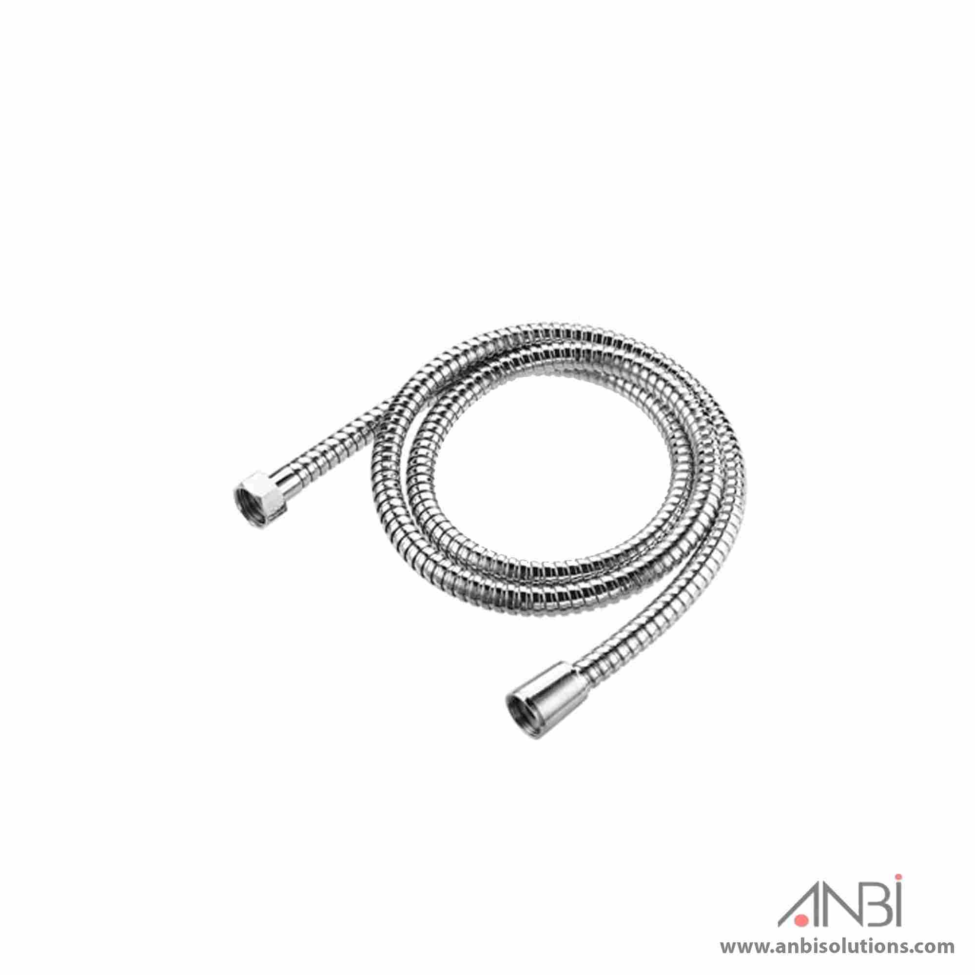 ANBI Flexible Shattaf Hose Chrome 120cm x 1/2″ x 1/2″