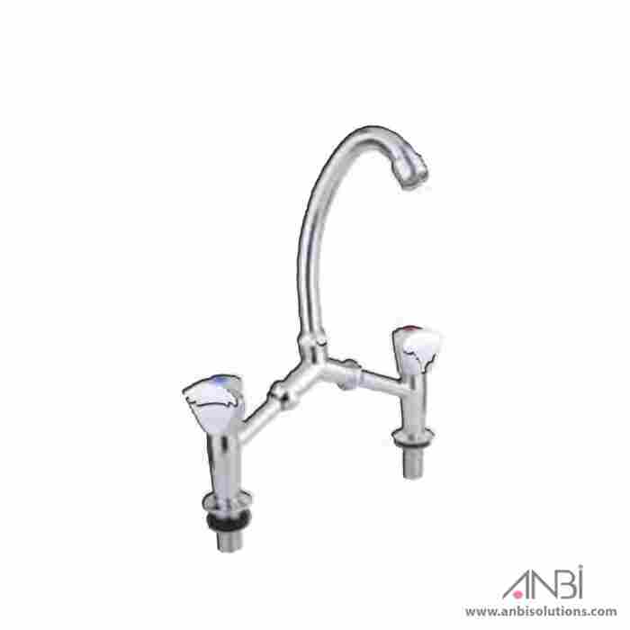 SUNDEX Mixer Double Knob Type Sink Mounting Type SN011
