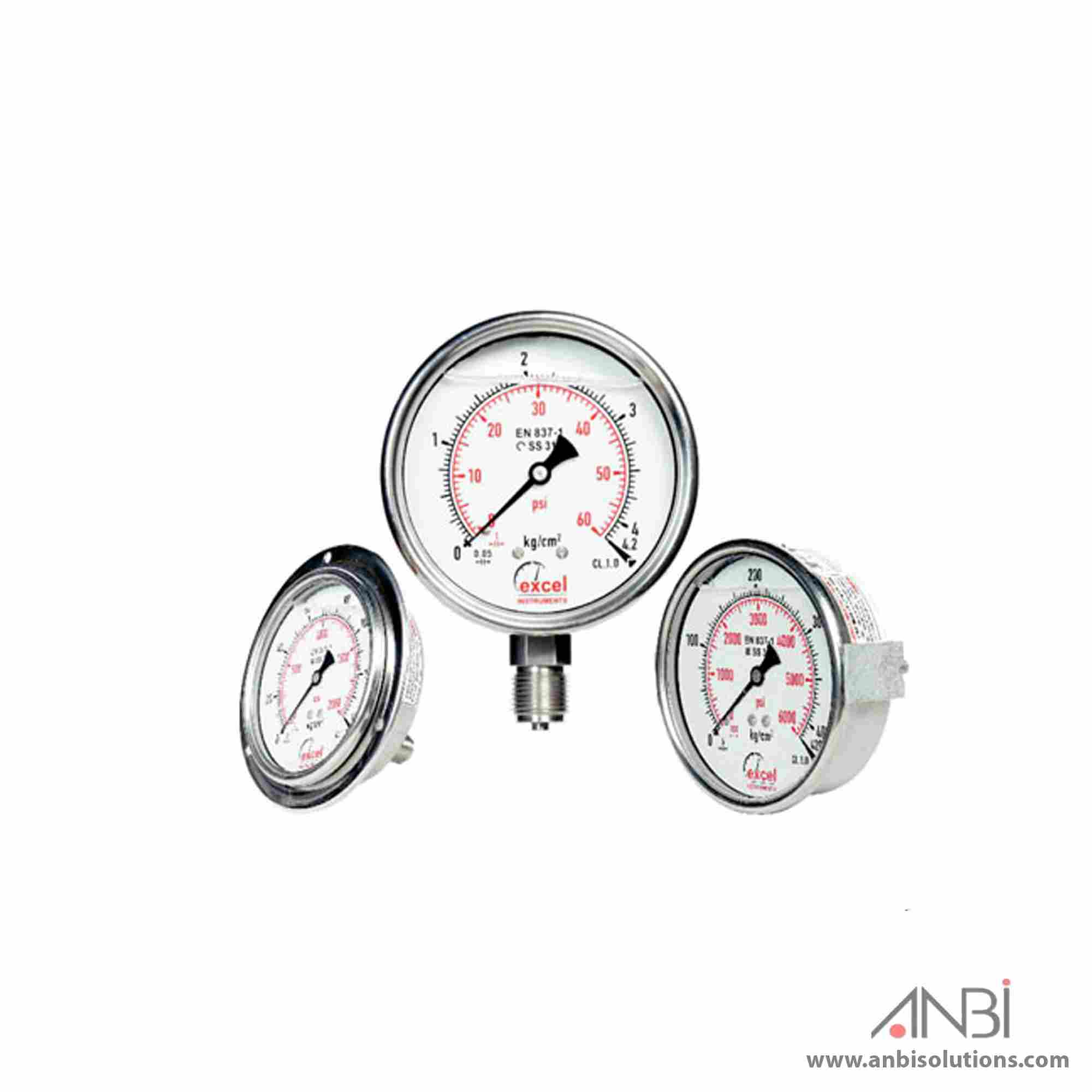 EXCEL Bourdon Type Pressure Gauge ESG