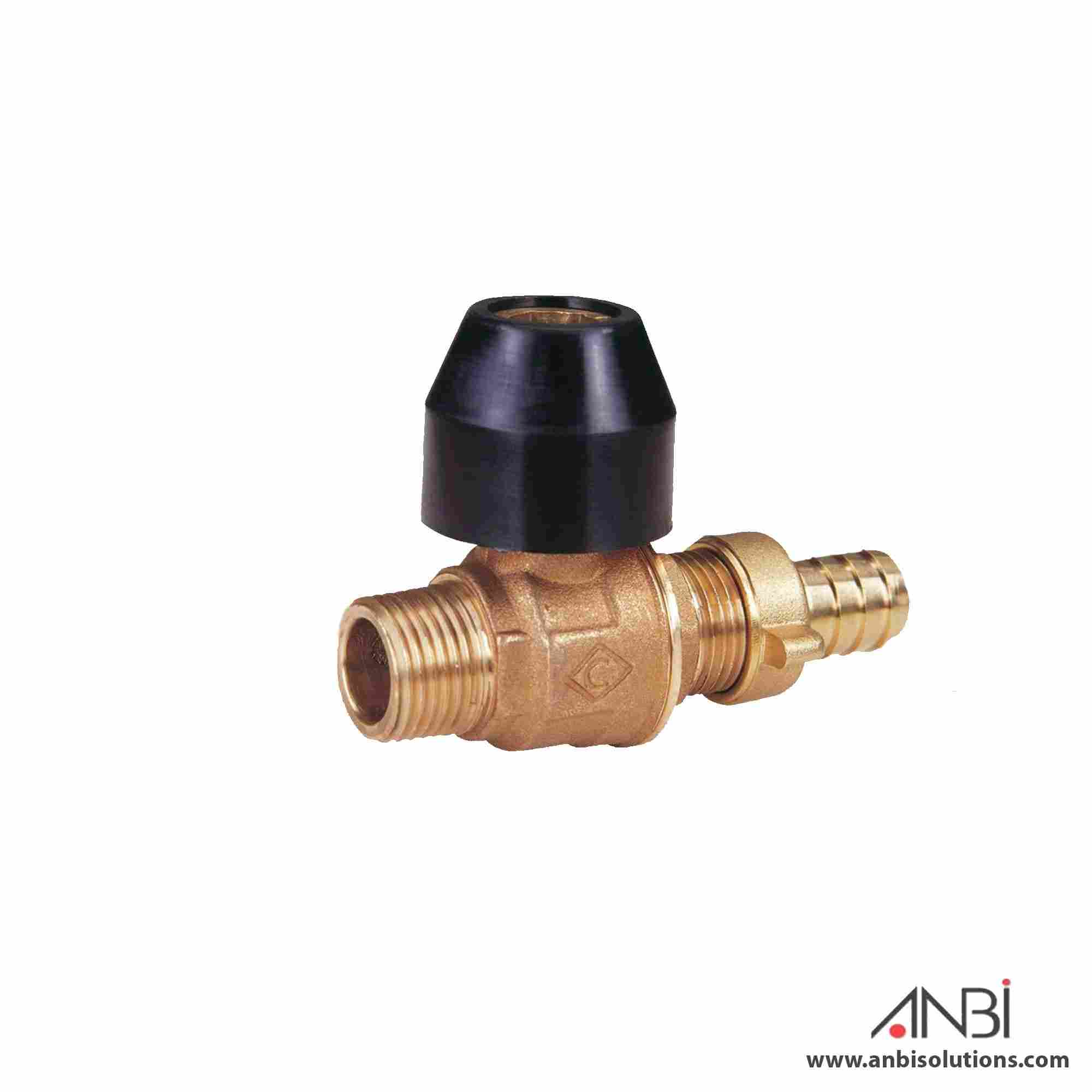 CRANE Draw-Off Ball Valve W/ Lock Shield DN25 D171MHULS