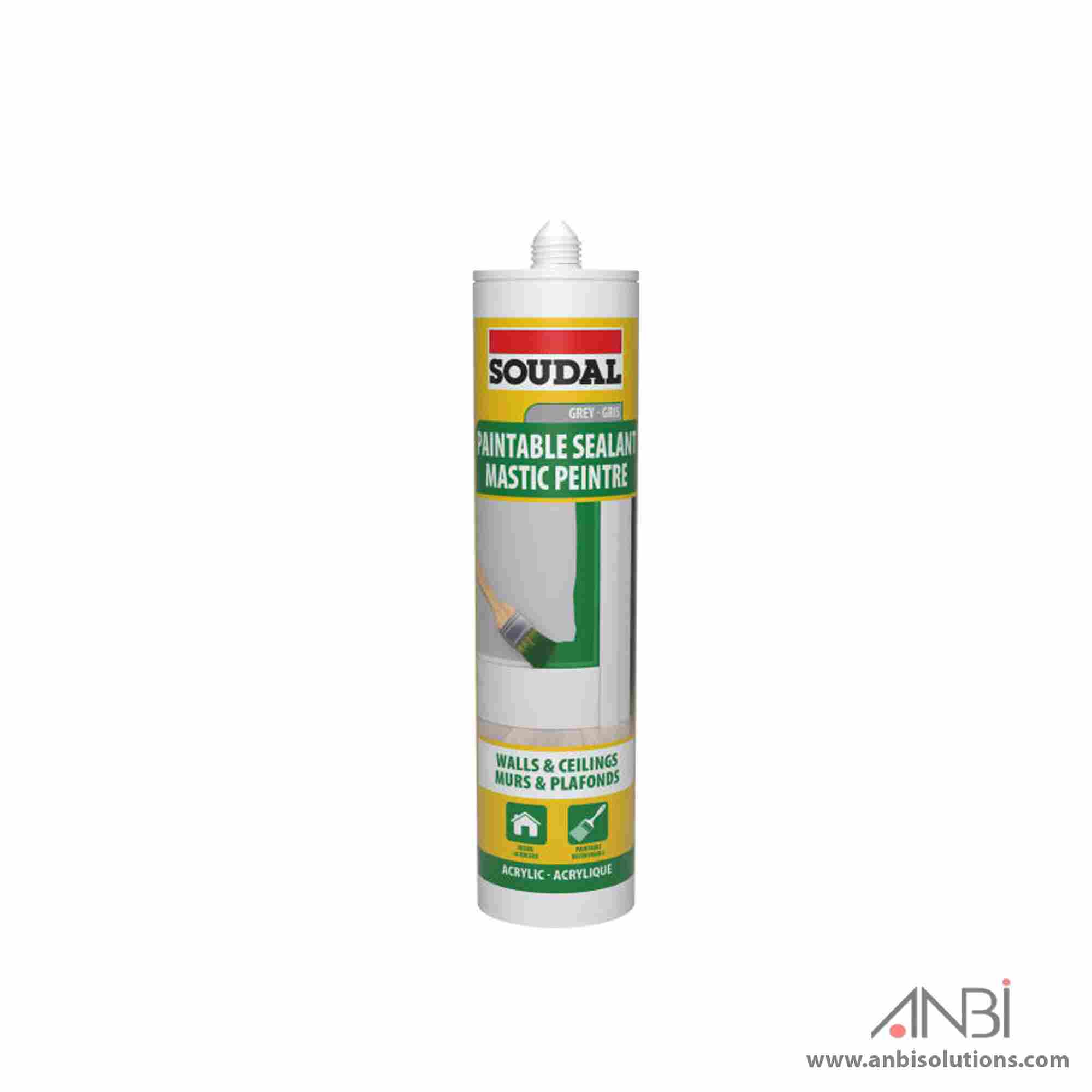SOUDAL Paintable Acrylic Sealant 270ml (Box of 12)