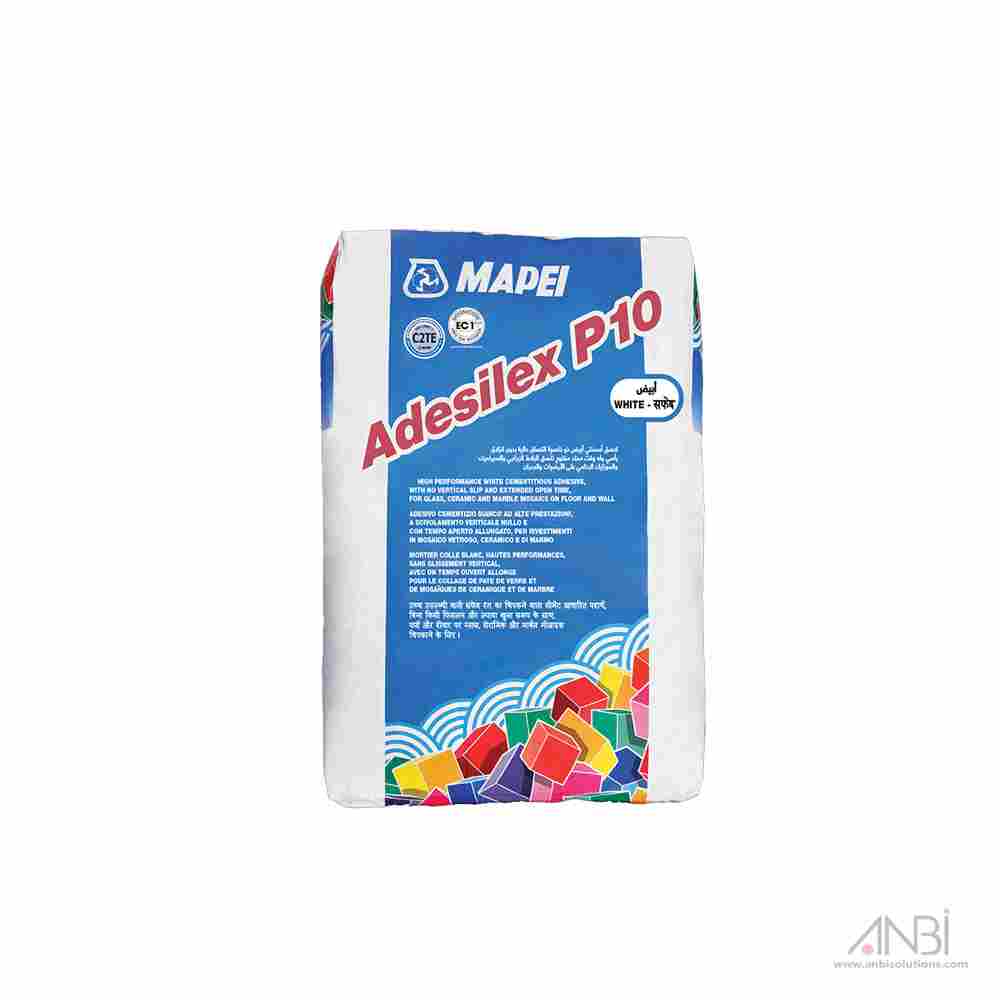 MAPEI Adesilex P10 White for Glass Ceramic and Marble Mosaic Coverings 25KG