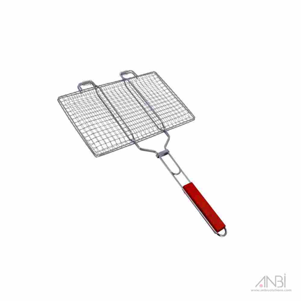 ROYALFORD Barbeque Grill with Wooden Handle RF10389