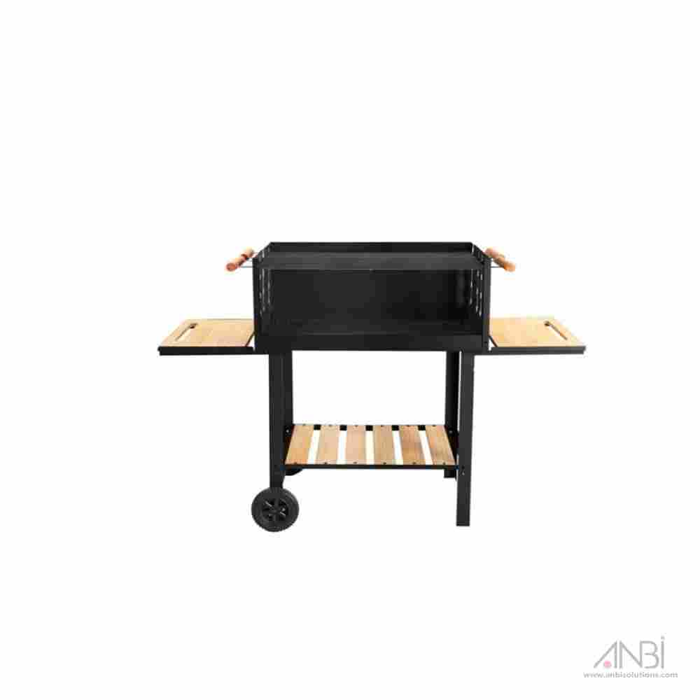 ROYALFORD Barbecue Stand With Grill & Wheels RF10369