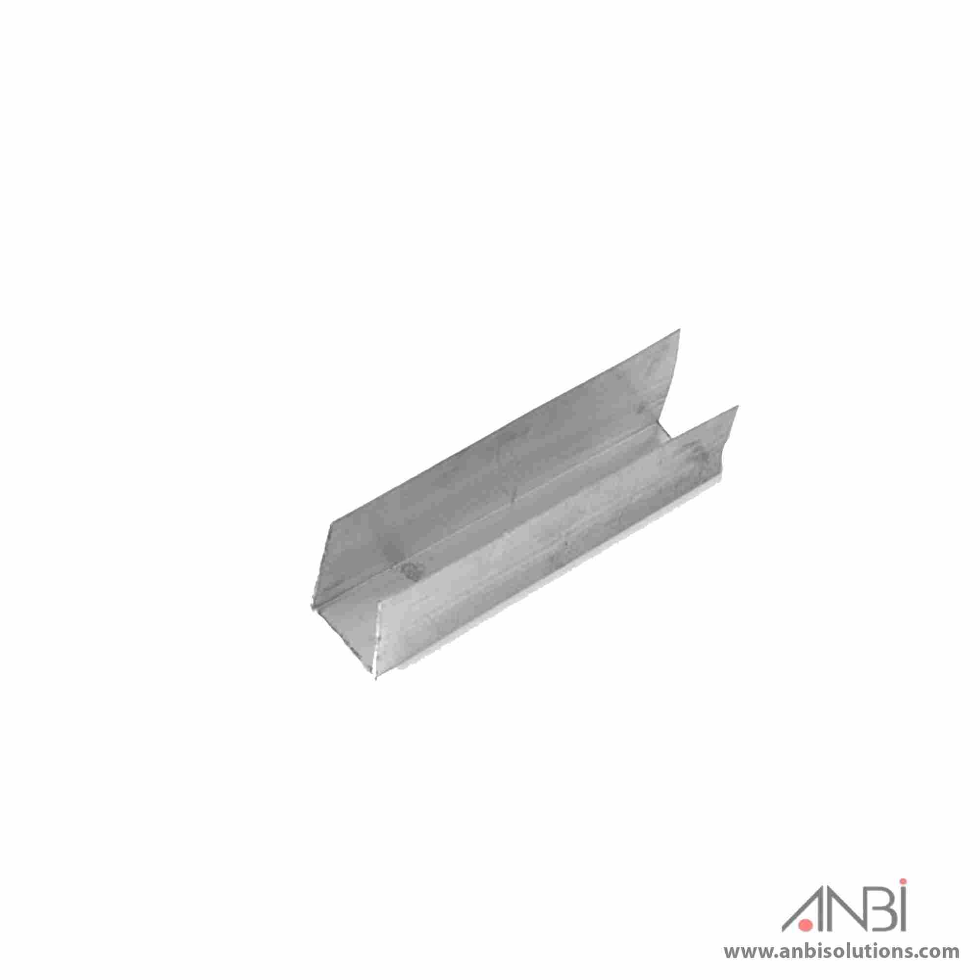 ANBI Aluminium U Flange 20mm X 4Mtr Length