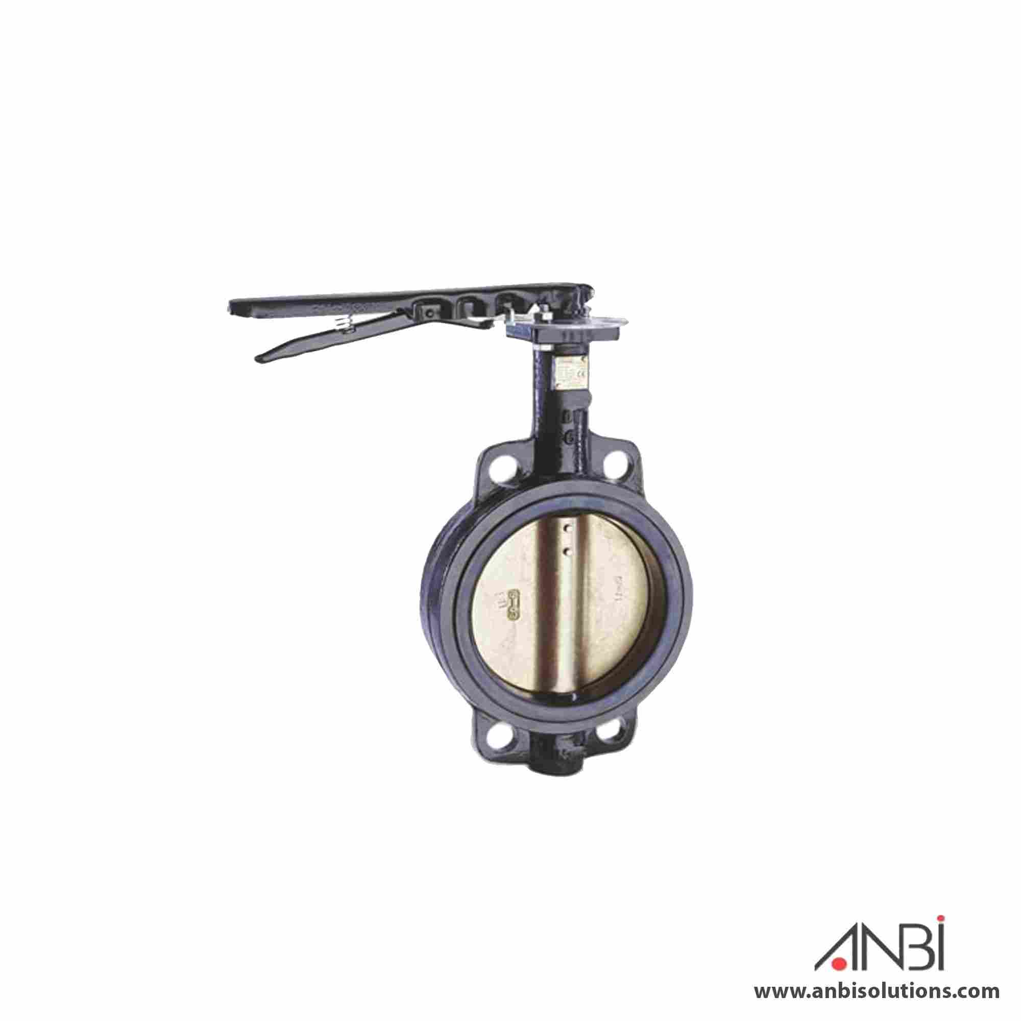 CRANE Butterfly Valve DI PN16 Semi Lugged Lever F626
