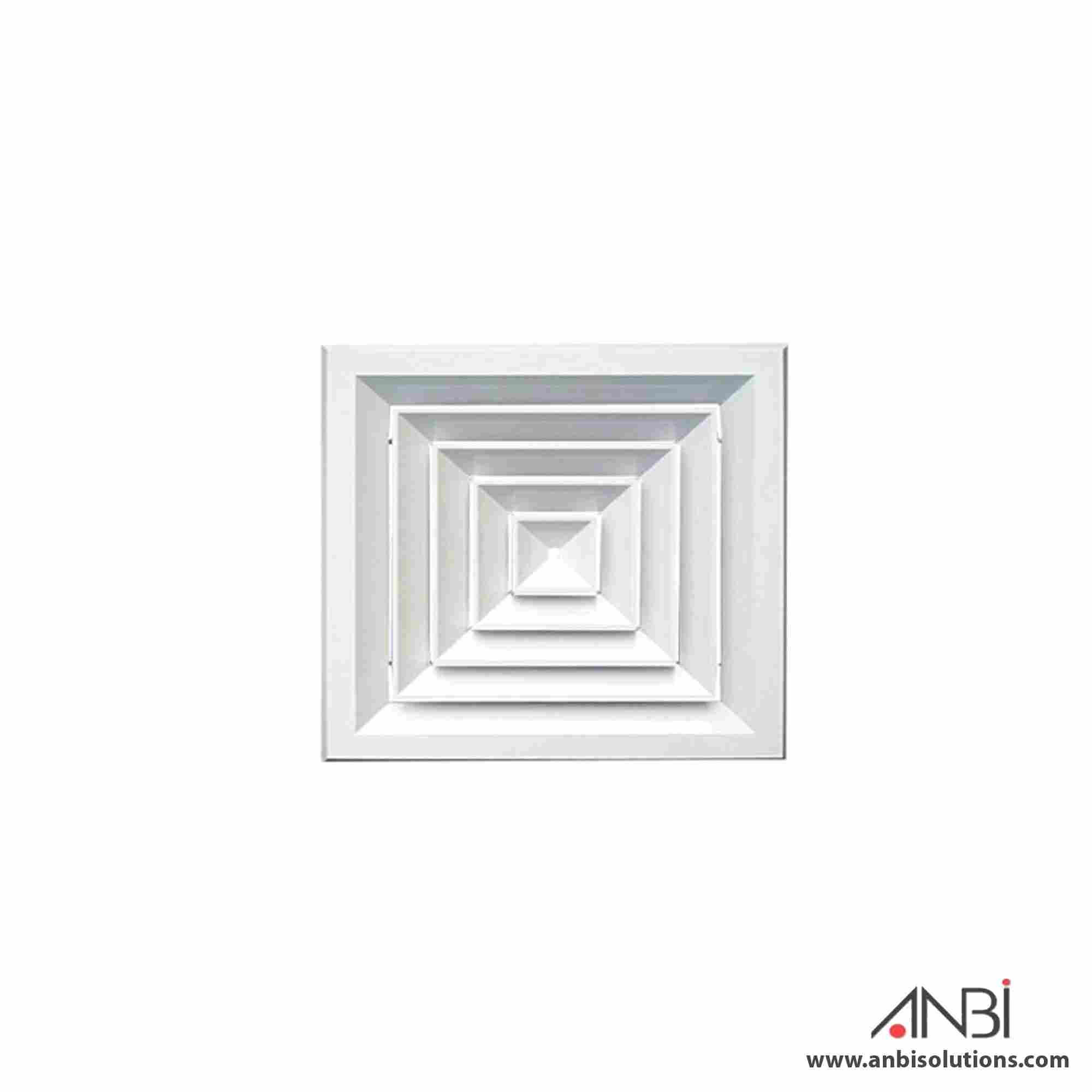 ANBI Square Ceiling Diffuser Supply HVAC Diffusers Model# AGI-SD