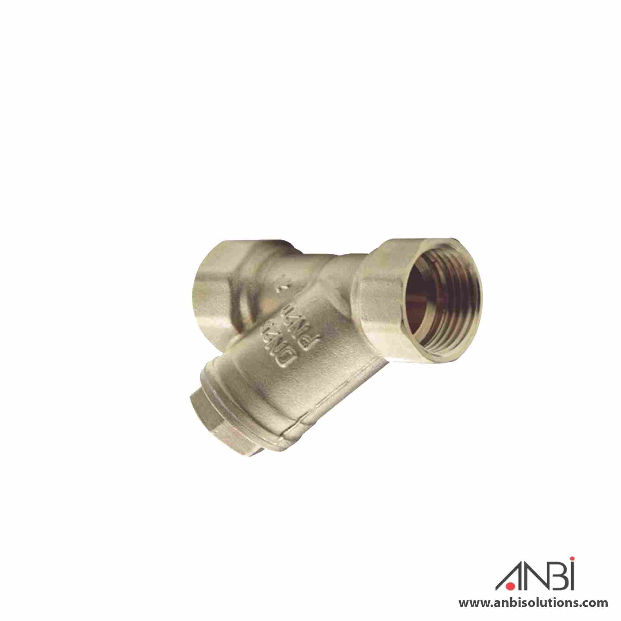 VIR Brass Y Type Strainer SS Screen Threaded Ends Pn20 899i