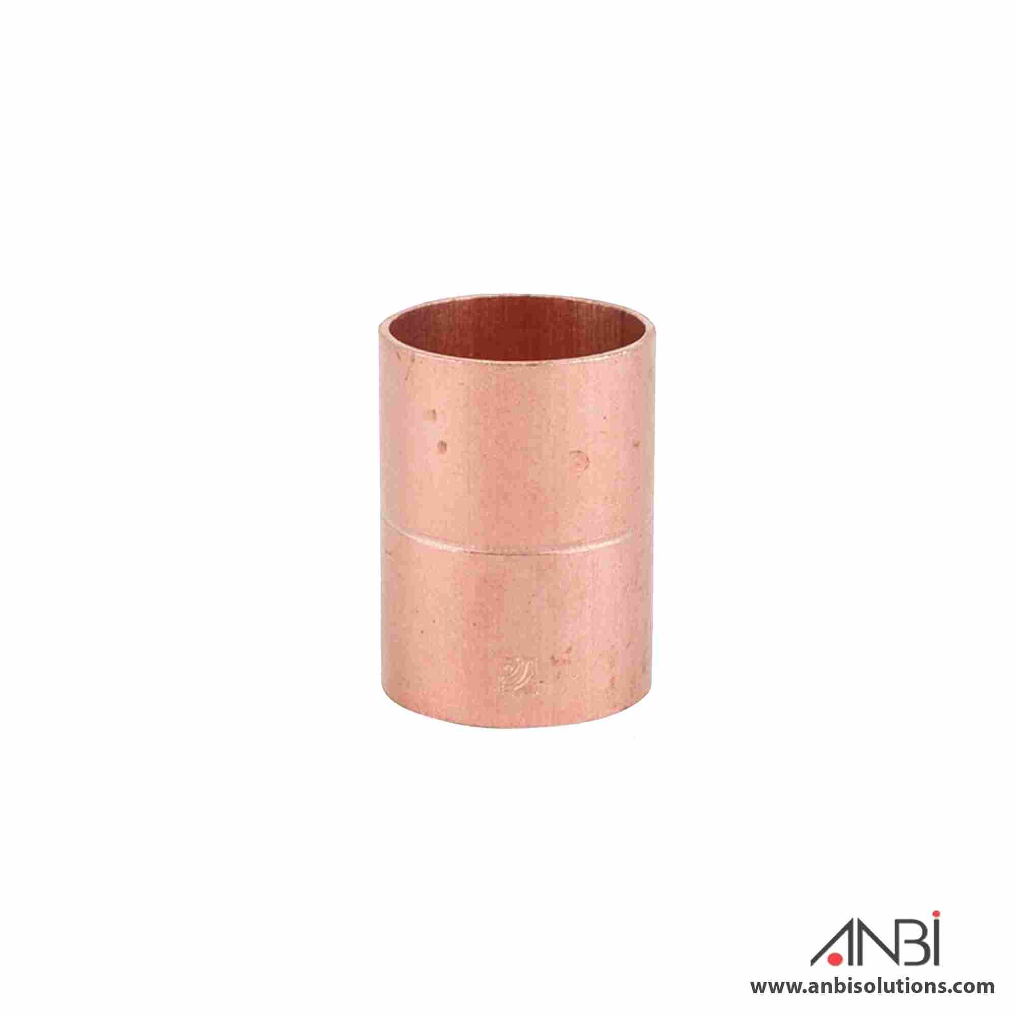 Copper Brazing End Feed Straight Coupler