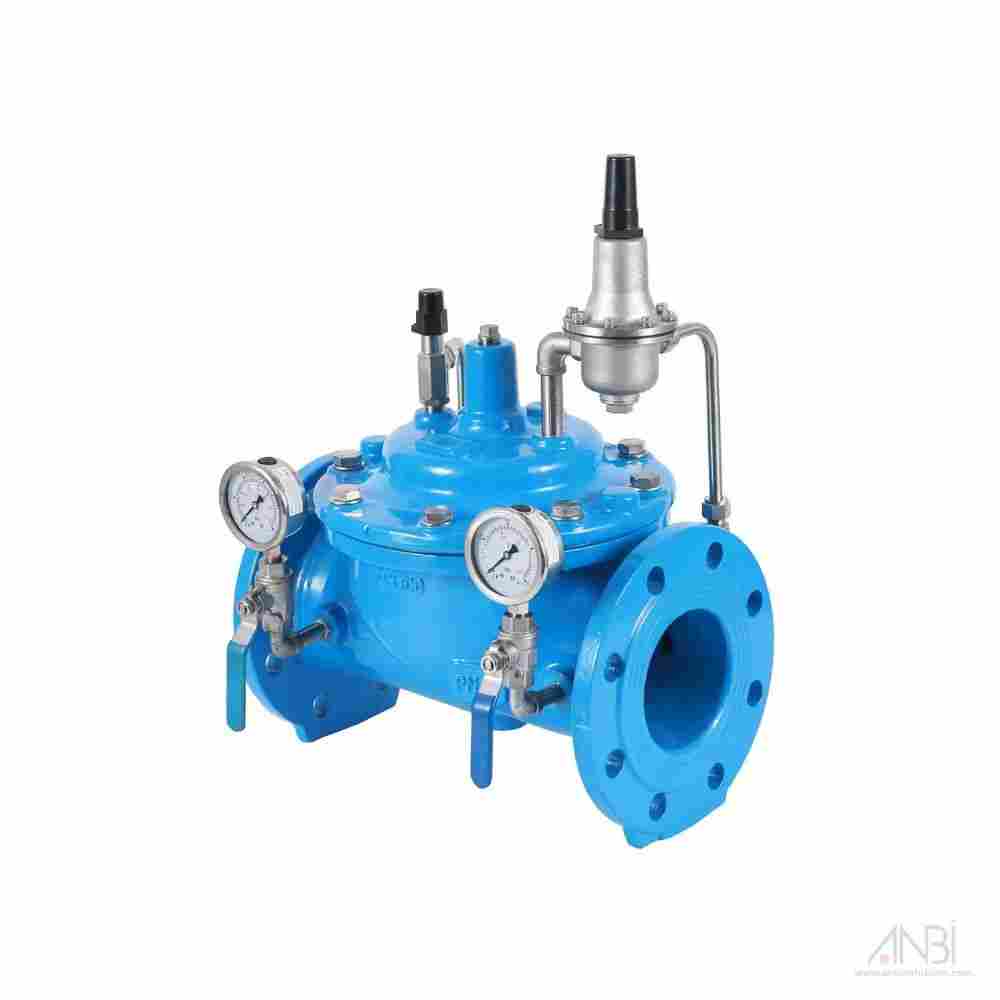HERZ PRV PN16 Ductile Iron Body Pilot Operated Epoxy Coated With V-Port HVPRVF