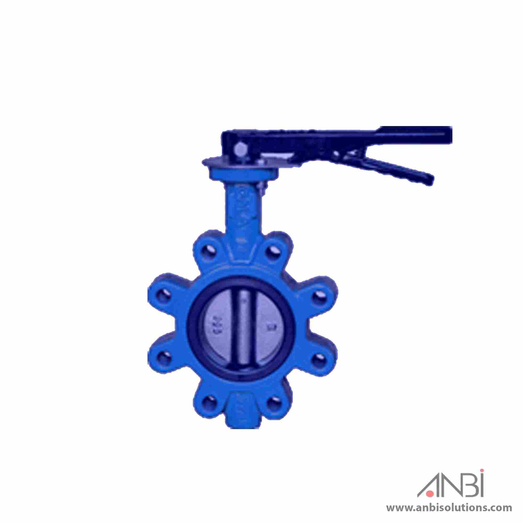 GALA Butterfly Valve Fully Lugged  WRAS DI Body Lever Type  PN16 Flanged 2502-CF8