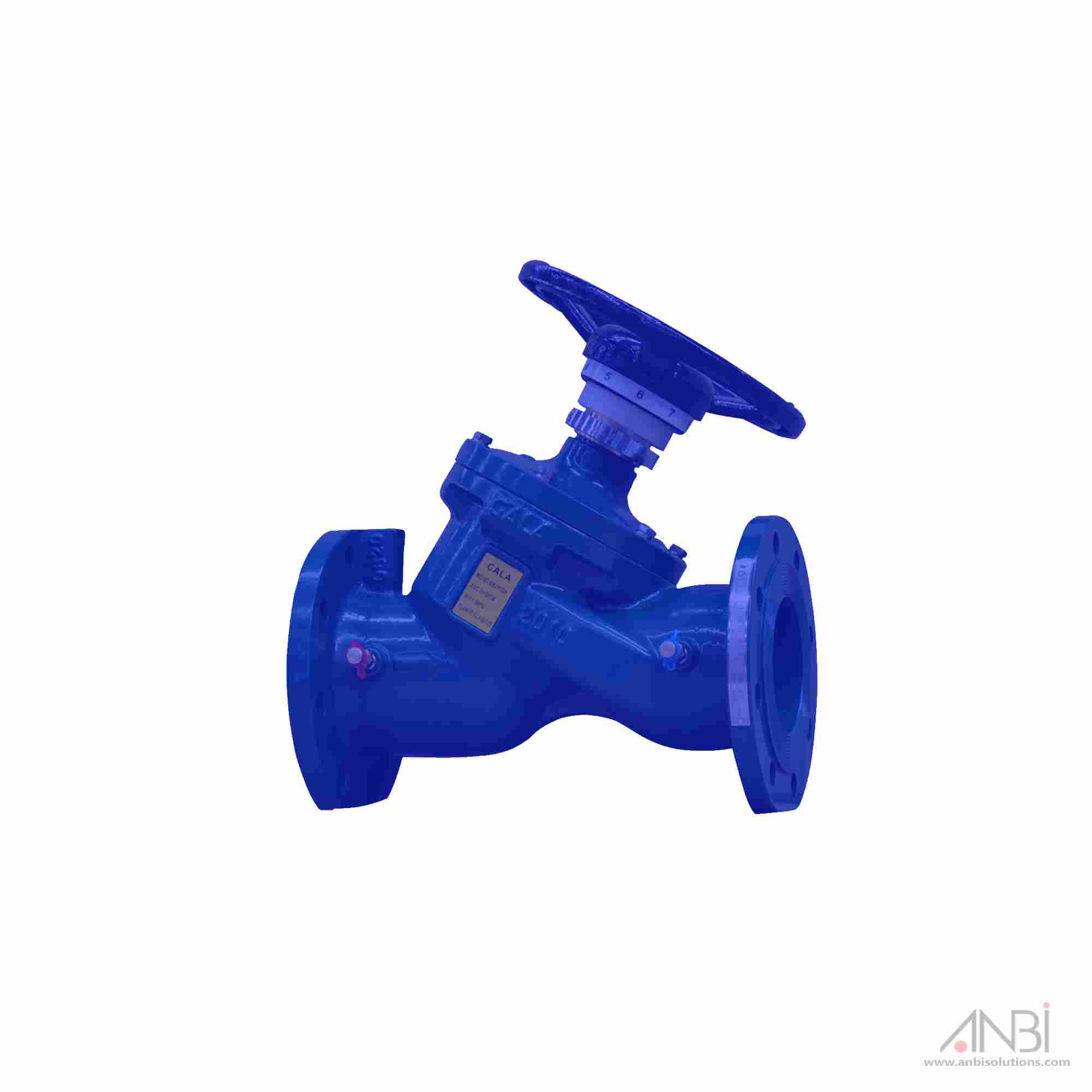 GALA Double Regulating Valve Variable Orifice Flanged DI Body PN16 1210