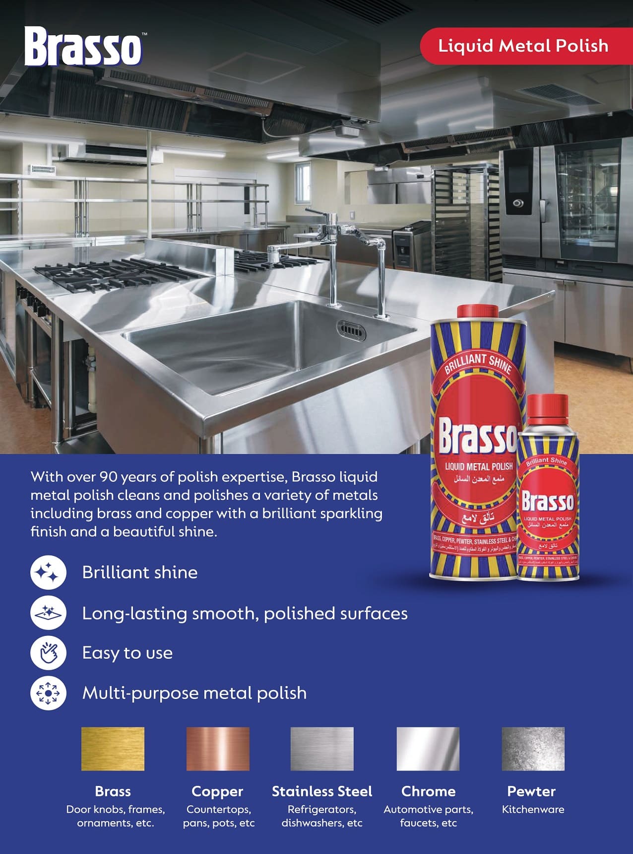BRASSO LIQUID METAL POLISH
